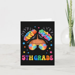 Hallo 5. Klasse Erster Tag zurück zur Schule Unord Karte