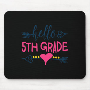 Hallo 5. Klasse Lehrer Kinder zurück zum Schulgesc Mousepad