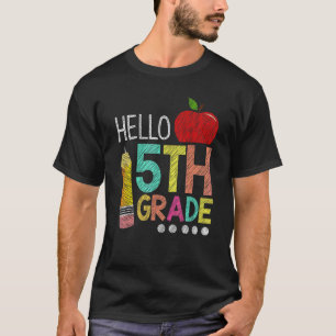 Hallo 5. Klasse Lehrerteam Fünfte Klasse Squad Gir T-Shirt