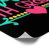 Hallo 5. Klasse Mädchen wieder zu Schulgeschenk Ni Poster (Ecke)