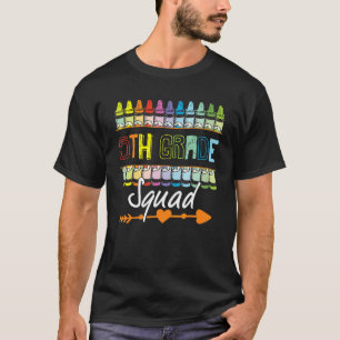 Hallo 5. Klasse Squad Lehrer Student Team zurück z T-Shirt