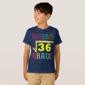 Hallo 6. Grade Platz Wurzel von 36 Funny T-Shirt (Vorne ganz)