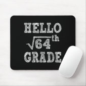 Hallo 8. Grade Square Root von 64 Zurück zur Schul Mousepad (Mit Mouse)