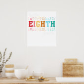 hallo 8. klasse poster (Küche)