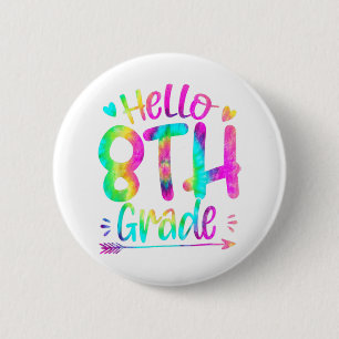 Hallo 8. Klasse Team Gefärbte Krawatte Zurück zu S Button