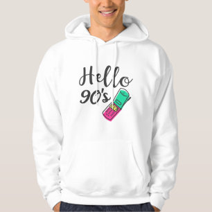 Hallo 90er‑Jahre‑Handy Hoodie