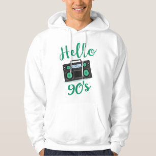 Hallo 90er Radiokassettenrekorder Hoodie