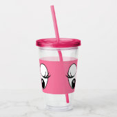 Hallo - Acryltrinkbecher (Links)