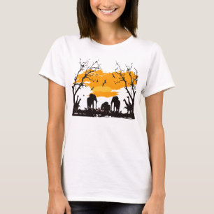 Hallo Afrika Frauen Hanes ComfortSoft® T - Shirt
