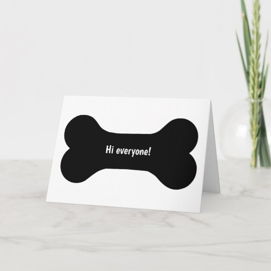 Hallo alle! karte (Vorderseite)