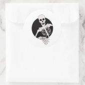 Hallo alle runder aufkleber (Tasche)