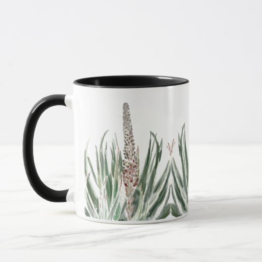 Hallo Aloe Zwei-Tone-Kaffee-Tasse Tasse (Links)