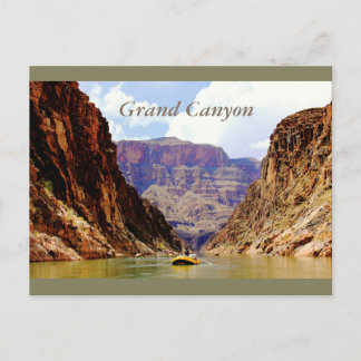 Hallo am Ende des Grand Canyon! Postkarte