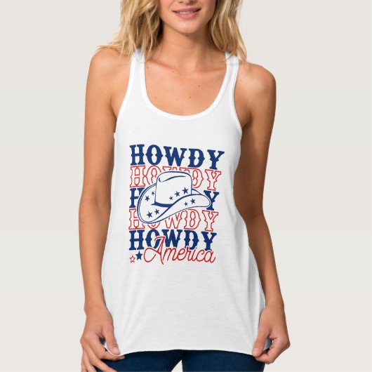 Hallo Amerika Tank Top (Vorderseite)