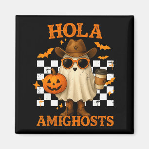 Hallo Amighosts Lustiger Spanischer Halloween-Cowb Magnet