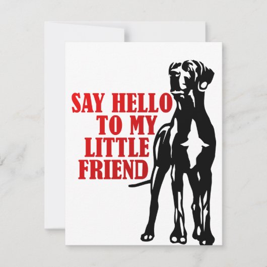 Hallo an meinen kleinen Freund (Vorderseite)