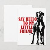 Hallo an meinen kleinen Freund (Vorne/Hinten)