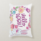 Hallo April Dekokissen (Vorderseite(Vertikal))