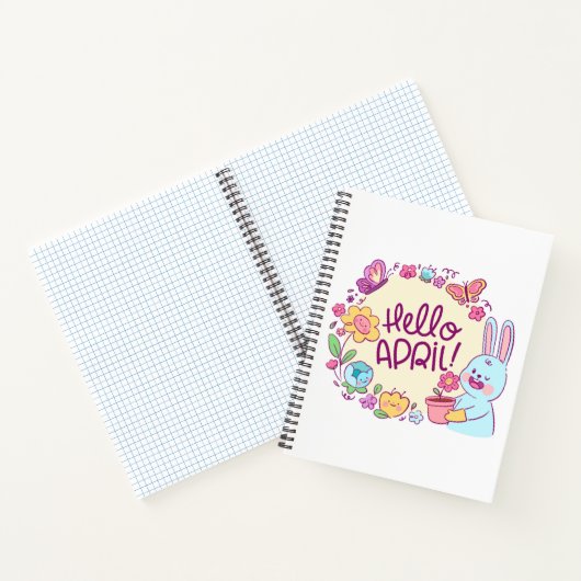 Hallo April Notizblock (Innenseite)
