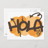 Hallo auf Spanisch Postkarte (Vorne/Hinten)