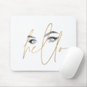 Hallo Augen Mousepad (Mit Mouse)