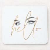 Hallo Augen Mousepad (Vorne)