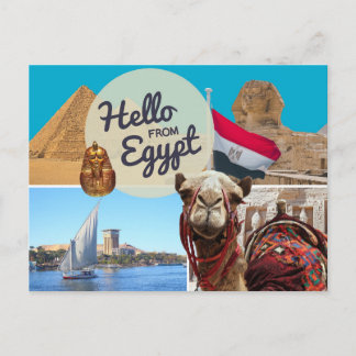 Hallo aus Ägypten Postkarte