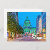 Hallo aus Belfast, Nordirland Postkarte (Vorne/Hinten)
