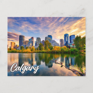 Hallo aus Calgary, Alberta, Kanada Postkarte