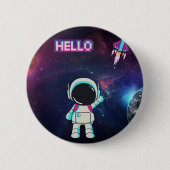 Hallo aus dem All, Button (Vorderseite)