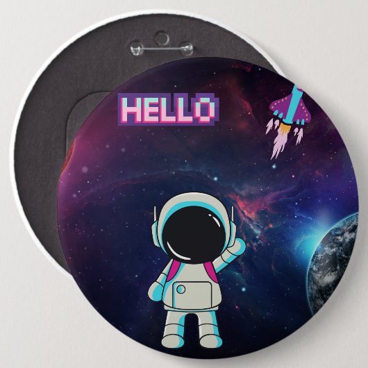 Hallo aus dem All, Button (Vorne & Hinten)