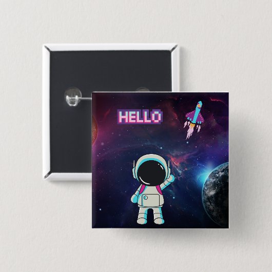 Hallo aus dem All, Button (Vorne & Hinten)