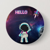 Hallo aus dem All, Button (Vorderseite)