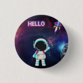 Hallo aus dem All, Button (Vorderseite)