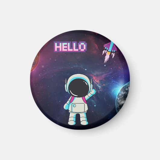 Hallo aus dem All, Magnet (Vorne)