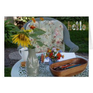 Hallo aus dem Garten