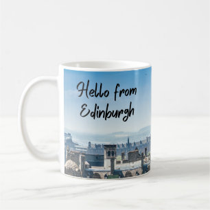 Hallo aus Edinburgh, Schottland Kaffeetasse