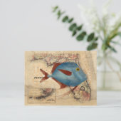 Hallo aus Florida Postkarte (Stehend Vorderseite)