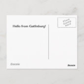 Hallo aus Gatlinburg Postkarte (Rückseite)
