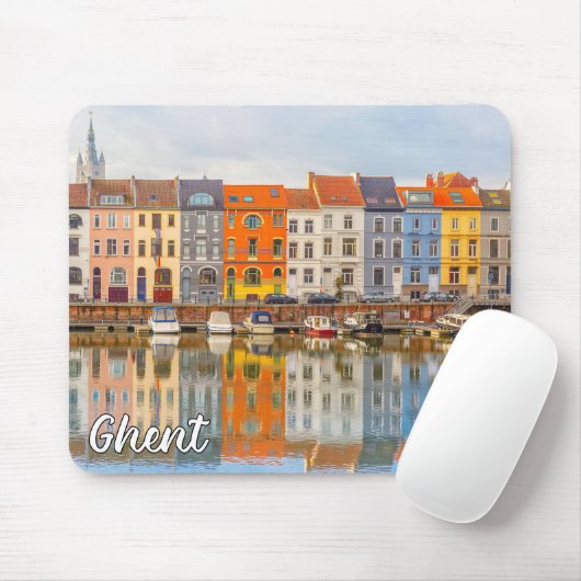 Hallo aus Gent, Belgien Mousepad (Mit Mouse)