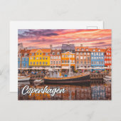 Hallo aus Kopenhagen, Dänemark Postkarte (Vorne/Hinten)