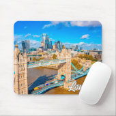 Hallo aus London, England, Großbritannien Mousepad (Mit Mouse)