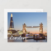 Hallo aus London, England Postkarte (Vorne/Hinten)