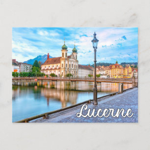 Hallo aus Luzern, Schweiz Postkarte