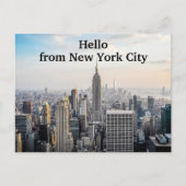Hallo aus New York City Postkarte (Vorderseite)