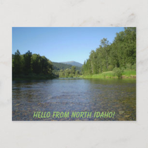 Hallo aus Nord-Idaho! Postkarte