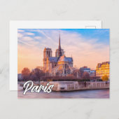 Hallo aus Paris, Frankreich Postkarte (Vorne/Hinten)