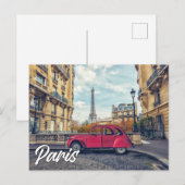 Hallo aus Paris, Frankreich Postkarte (Vorne/Hinten)