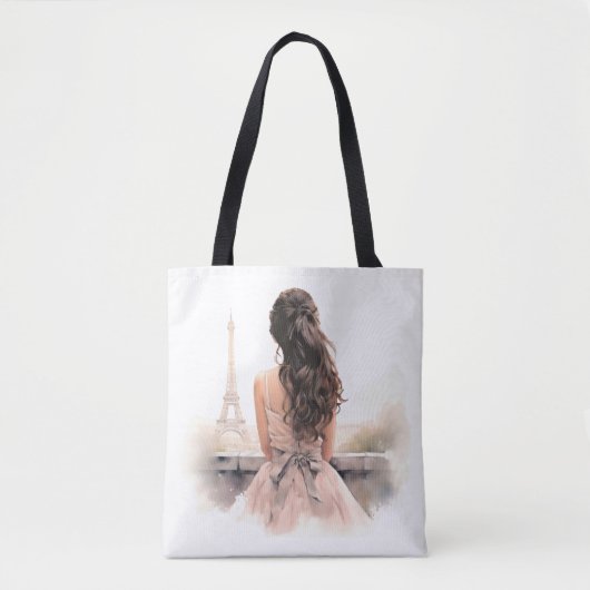 Hallo aus Paris Tote Bag Tasche (Vorderseite)