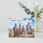 Hallo aus Philadelphia, Pennsylvania Postkarte (Stehend Vorderseite)